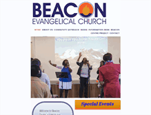 Tablet Screenshot of beacon-church.co.uk